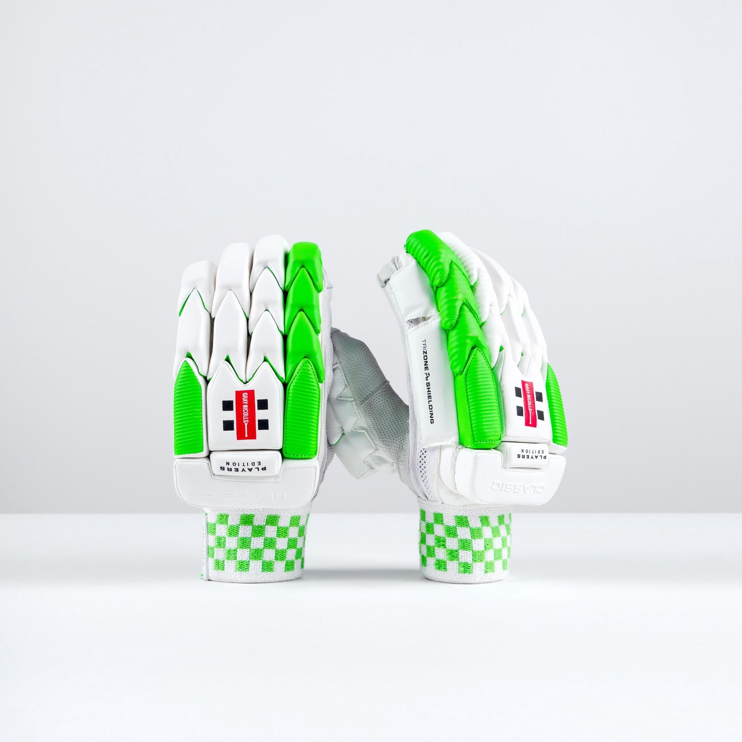 Gray-Nicolls cricket handschoen voor kinderen - Classic Players Edition groen.