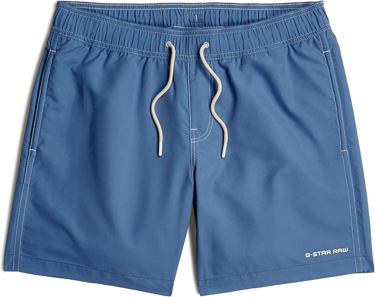 Merkloze Zwemshorts Heren Comfortabele Pasvorm M Blauw