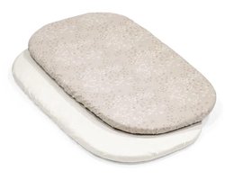 Fitted Sheets voor Snoozi Matras - Organisch Katoen - Dandelion Beige en Vanilla Cream