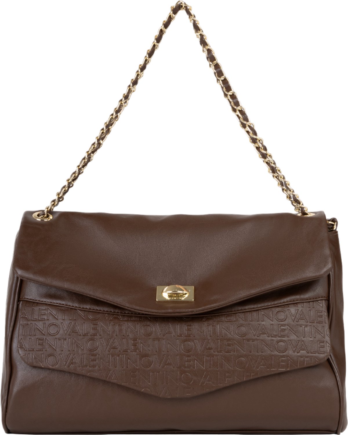 VALENTINO schoudertas Leya Re Flap Bag Caffe donkerbruin