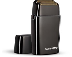 BaBylissPRO FoilFX02 Double Foil Shaver Gunsteel Edition FXFS2GSE - 11.000RPM - 180 minuten gebruik - For Professionals Only