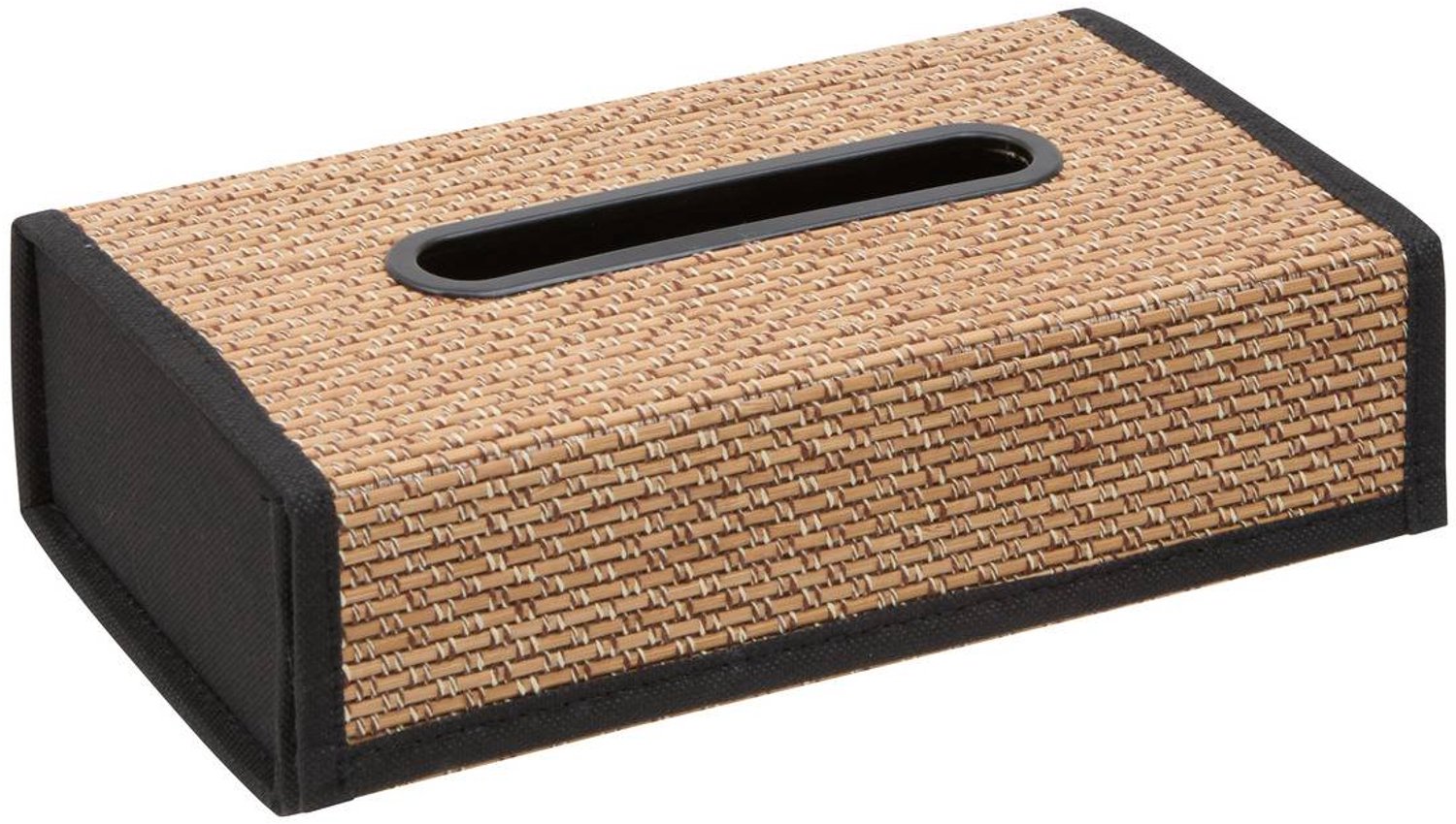Stemy-zakdoosje met structuur, 14 x 26 cm, zwart