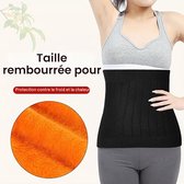 Winter-nierenwarmer van kasjmier voor dames, met elastische tailleband en buiksteun, verwarmende riem voor de rug, de lendenwervelkolom en menstruatiepijn