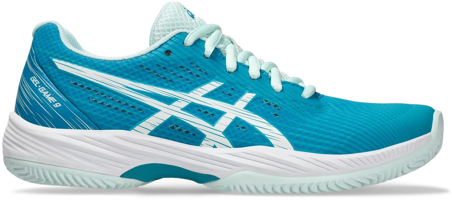 ASICS Gel-Game 9 Tennisschoenen voor gravel/hardcourt 41.5 EU Blauw