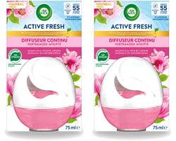 2 x Air Wick – Luchtverfrisser – Deco Sphere Magnolia & Kersenbloesem – 75 ml - Voordeelverpakking - 2 stuks