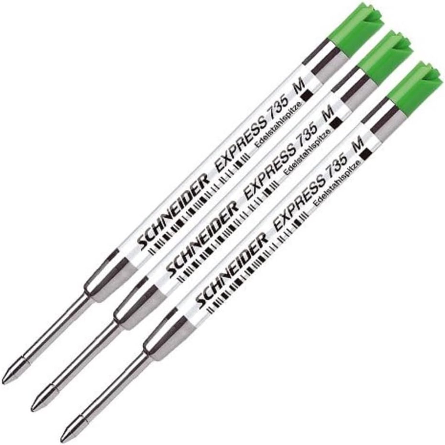 Schneider 77306 Balpenvulling 735M, 3 stuks, Groen