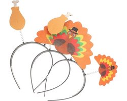 Themending hoofddeksels - Feestaccessoires - Feestelijke aankleding - Creatief ontwerp - 3 stuks - Multicolor