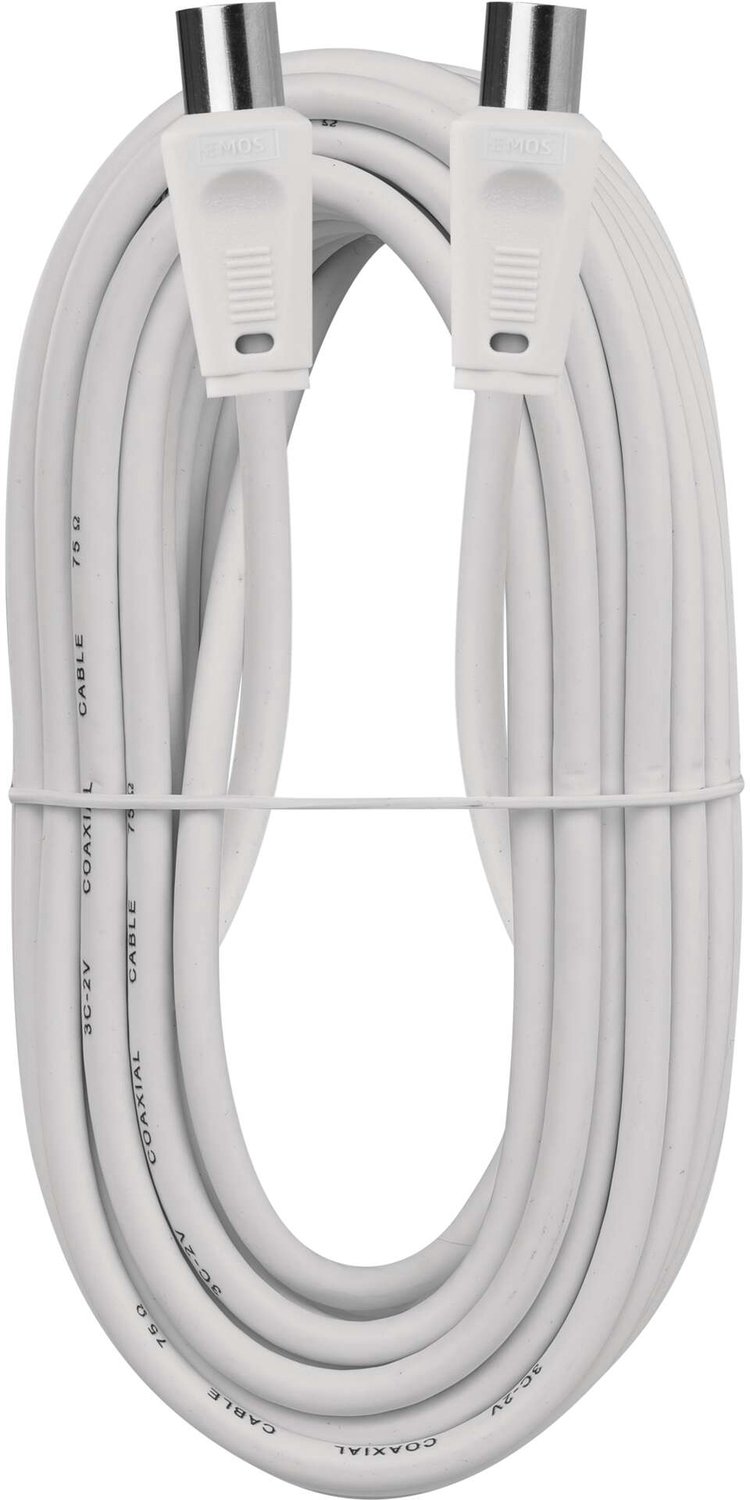 EMOS Afgeschermde coaxkabel voor antennes, 10 m – rechte stekkers, S31000