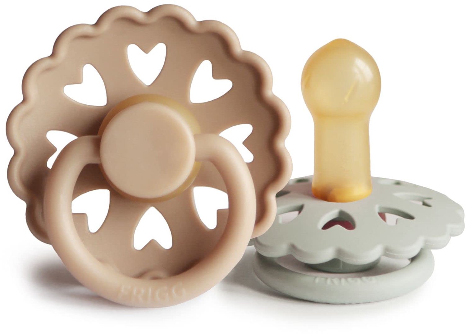 FRIGG Fairytale Speentjes 2 Stuks - Latex, BPA-Vrij, Maat 2 (6-18 mnd)