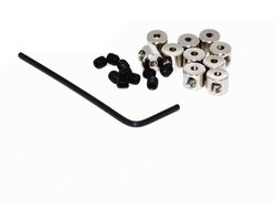 Broche Locking Clasp met Sleutel en 10 Stuks Lege Pins
