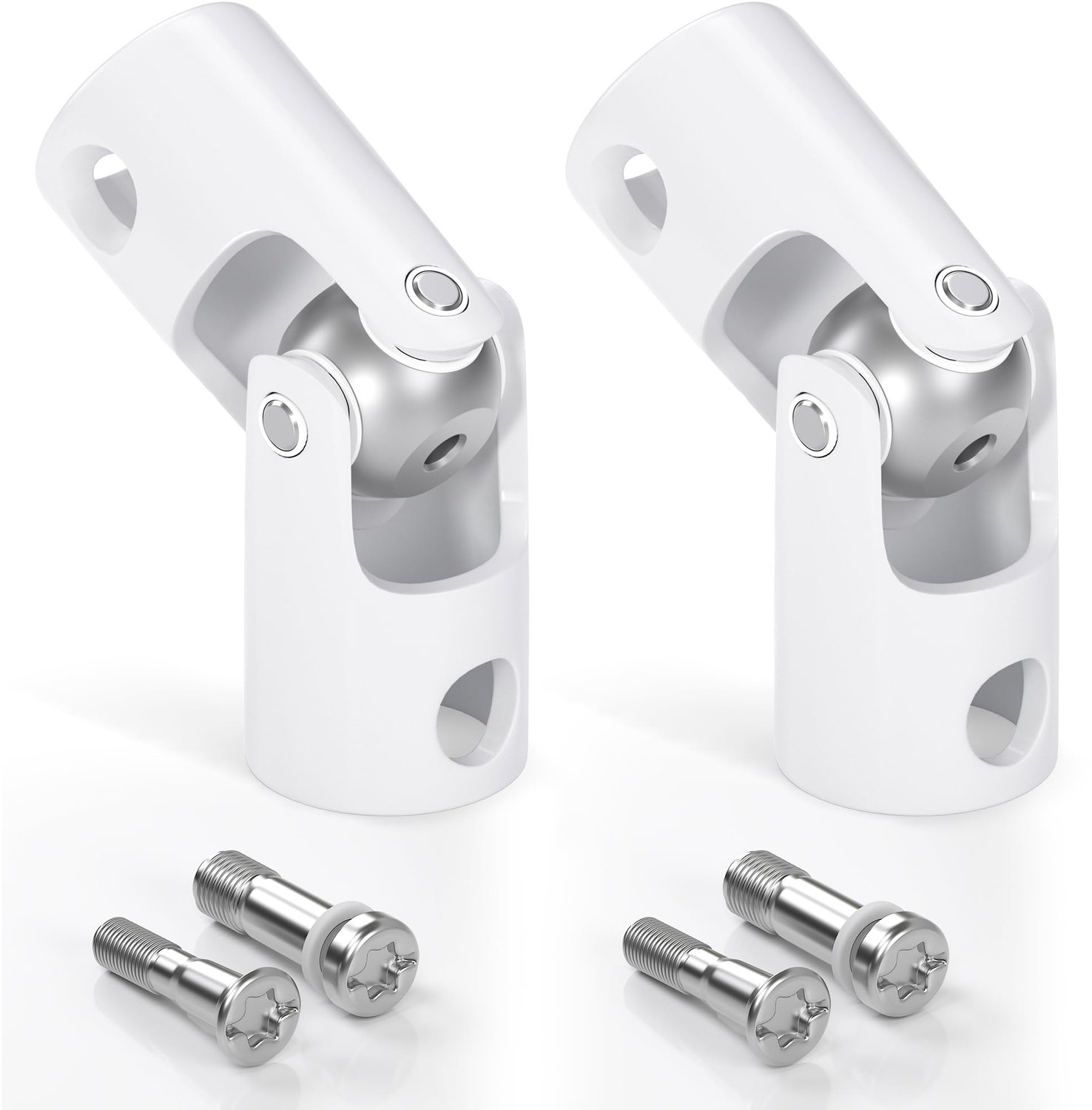 2 Stuks Cardanscharnier voor Rolluiken in Wit