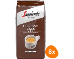 Segafredo Espresso Casa Koffiebonen - 8 x 1 kg