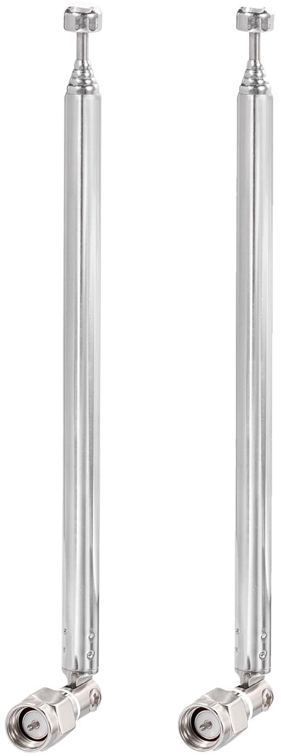 Telescopische Antenne met SMA Plug, Set van 2