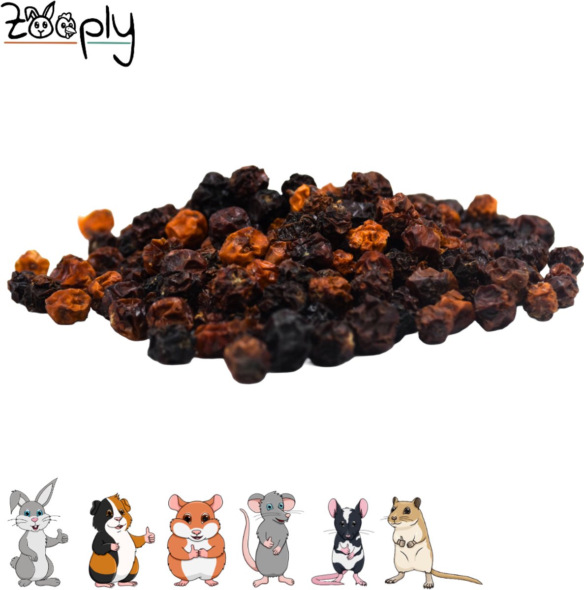 Zooply Paprika - Kruiden & Snacks - 100% natuurlijk - Voor konijnen & cavia's - 175 gram