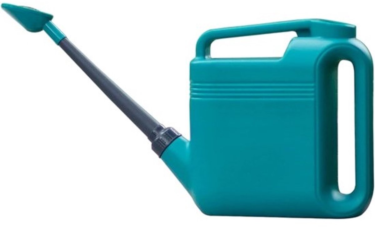 Grote gieter - Plastic waterkan - Planten water geven - Lange precisie tuit - 5 liter capaciteit - Groen