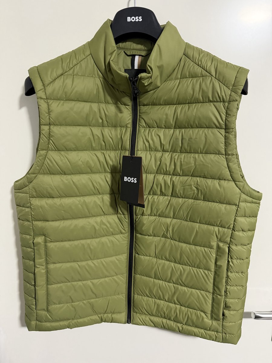 BOSS bodywarmer Groen