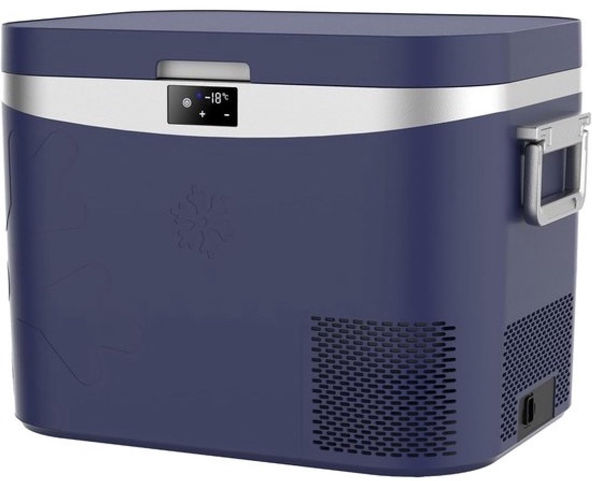 Compressor koelbox - Mini vriezer - Kamperen en reizen - Snelle koeling tot -18°C - 18 Liter - Blauw