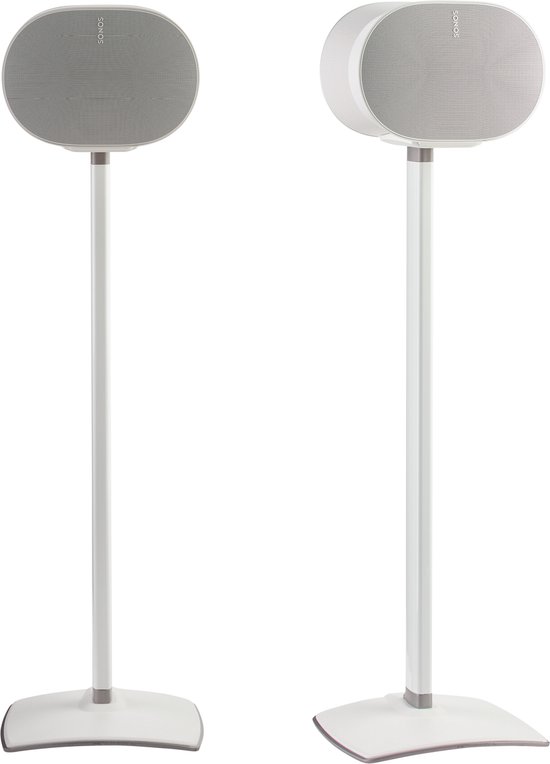 Sanus WSSE31-W2 fixed speaker stand - luidsprekerstandaard - optimale luisterhoogte - kabelbeheer - geschikt voor Sonos ERA 300 - Wit van Sanus — afbeelding 4