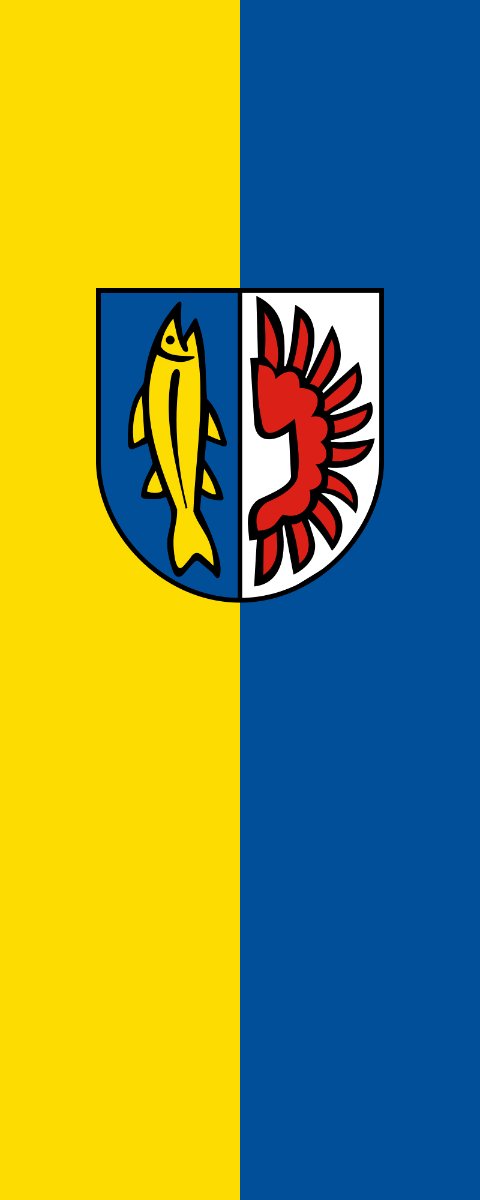 Vlag Remseck am Neckar 100x150cm