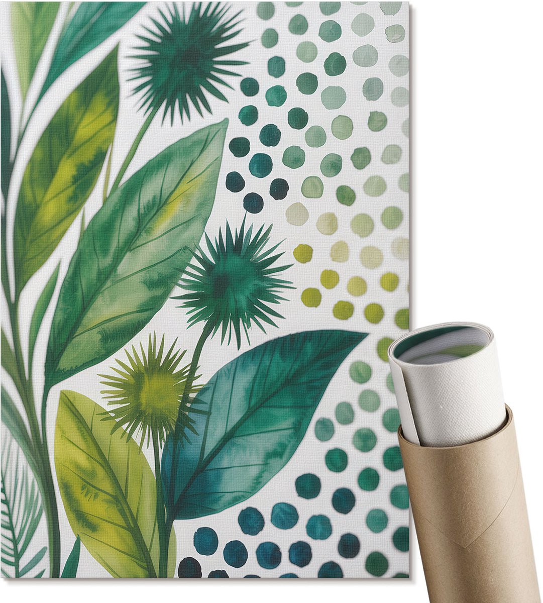 Coloray Polycanvas Wandposter - Console In Vlammen, Grijs - A3 - Zwart-wit Design - Rechthoek - Canvasposter - Woonkamer - Klassiek
