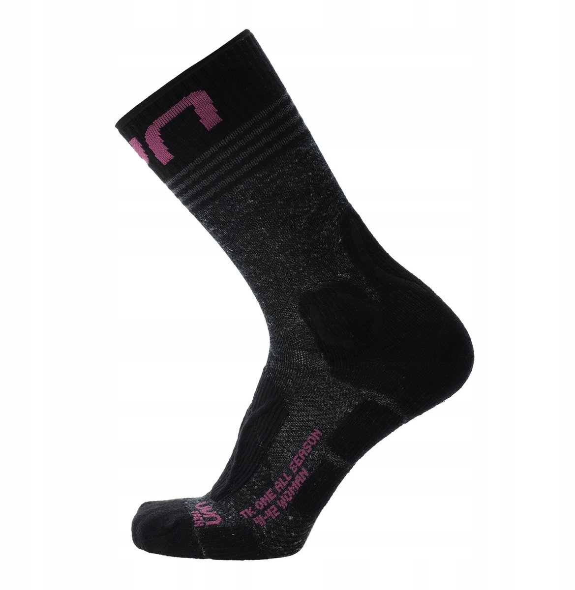 UYN Trekking One All Season Mid Sokken Merino Wol aangepast Zwart