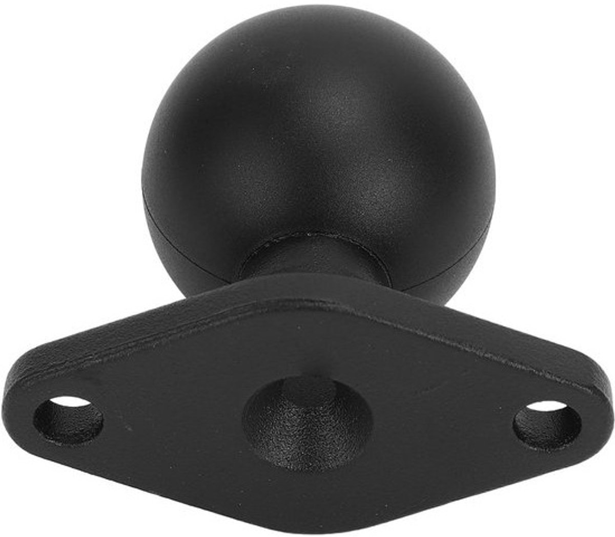Kogelmontage Basis - Ronde Plaat - Apparaat Bevestigen - Veilige Grip - 15 Inch - Zilver