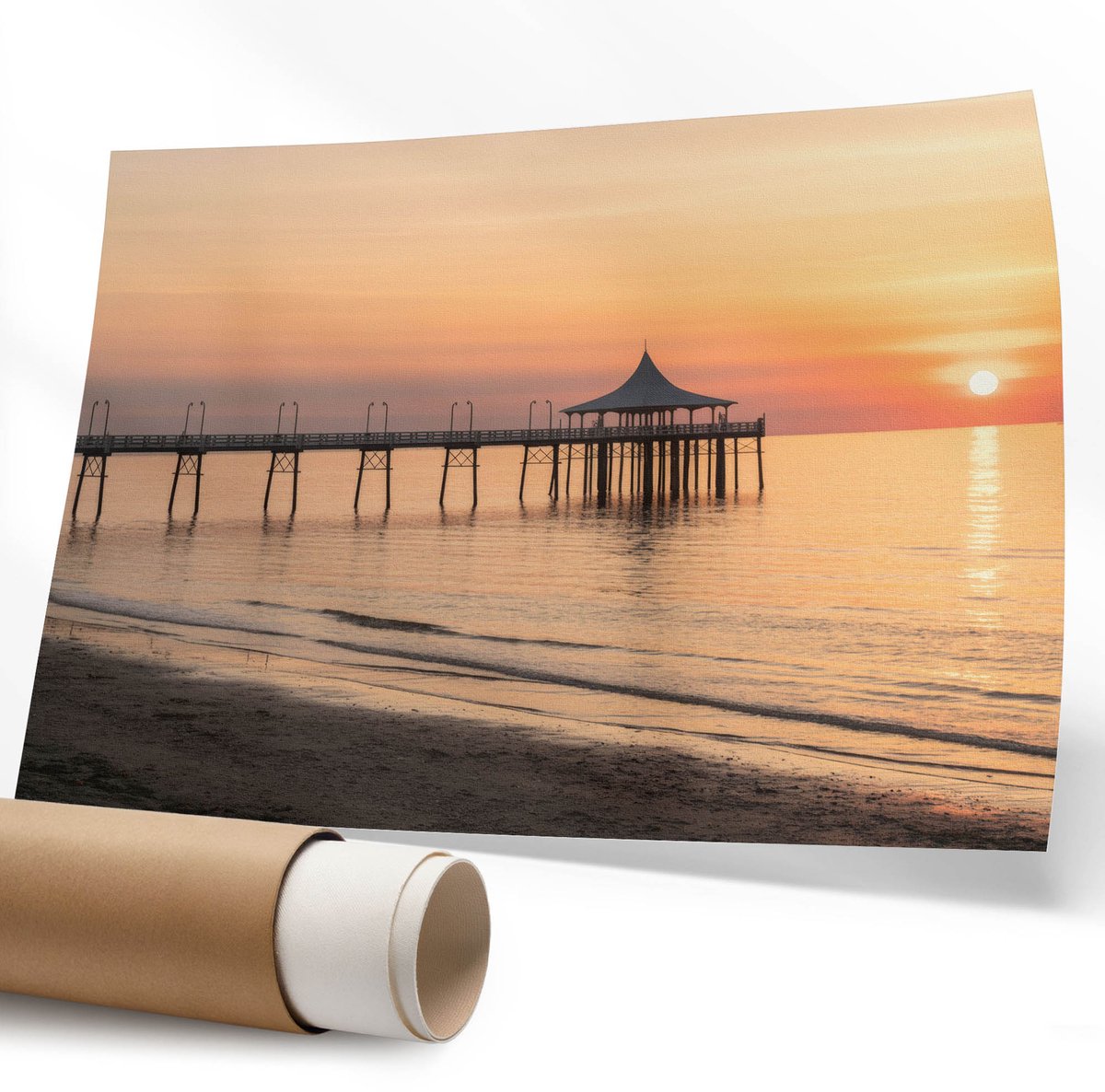 Coloray Polycanvas Poster - Bergteken, Fotografie - 594 x 840 mm - Zwart-wit Design - Rechthoek - Muurdecoratie - Woonkamer - Rustiek