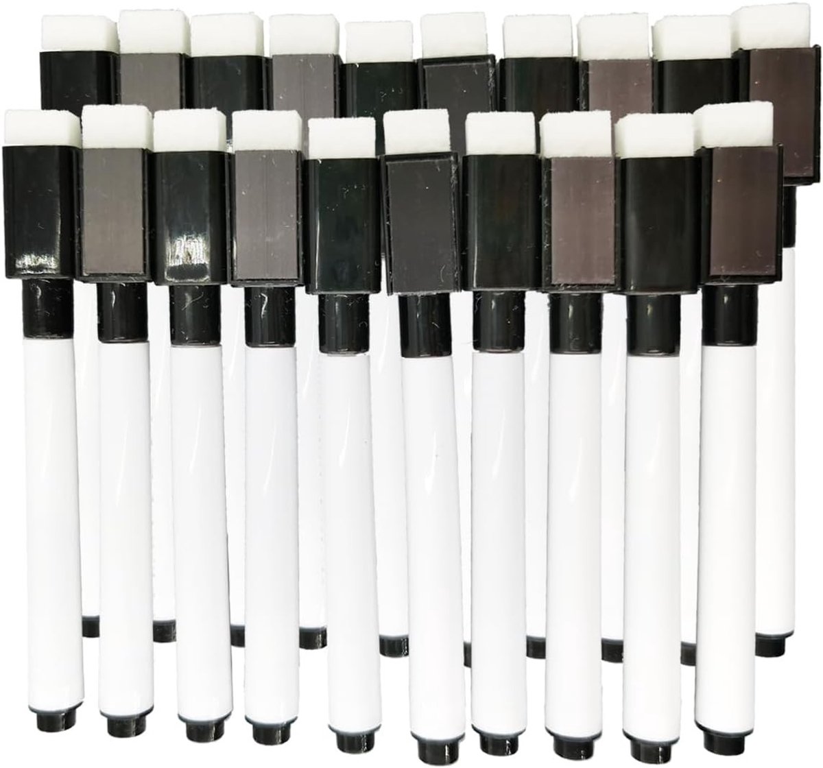 Magnetische whiteboard stiften met fijne punt voor helder en nauwkeurig schrijven, 12 stuks