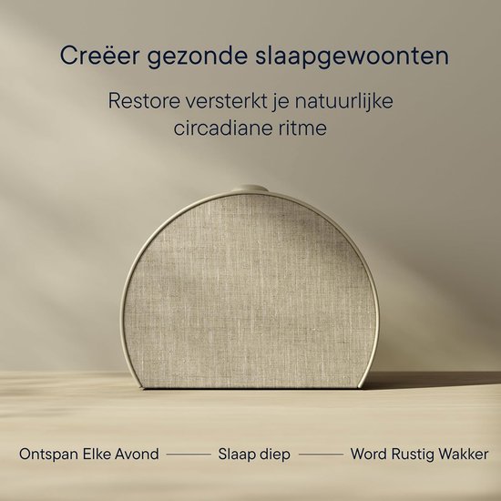 Wake-up light - Zonsopgang wekker - Slaaproutine verbeteren - Schermvrije slaap - N.v.t. - Wit — afbeelding 4