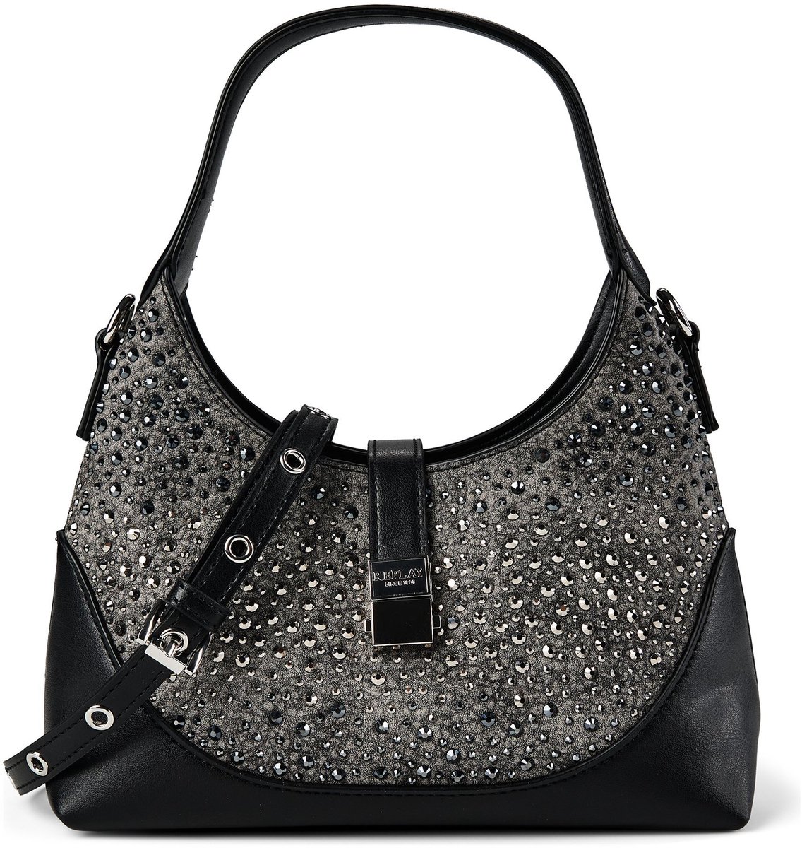 Replay Schoudertas 26 cm - Dames - black