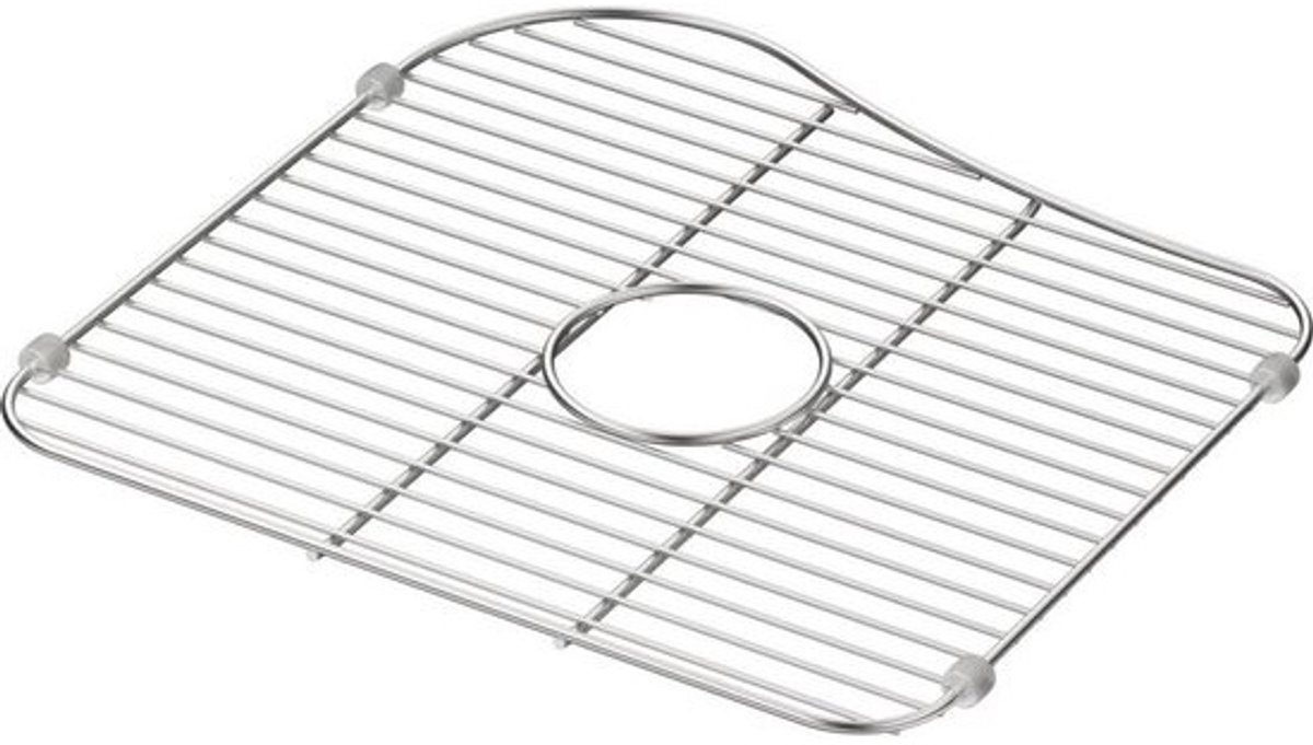 Spoelbakrek - Afdruiprek Gootsteen - Keuken Organiseren - Roestvrijstaal Constructie - 406 cm x 381 cm - Zilver
