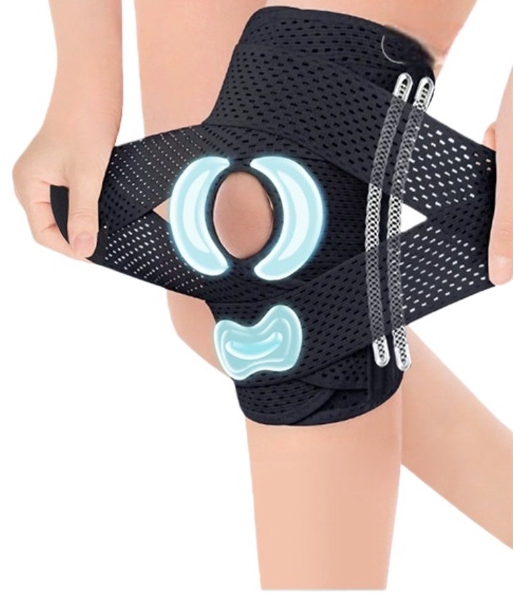 Meniscus kniebrace sleeve (enkel) - Silicone knieondersteuning voor sport, wandelen en blessurebescherming XXL