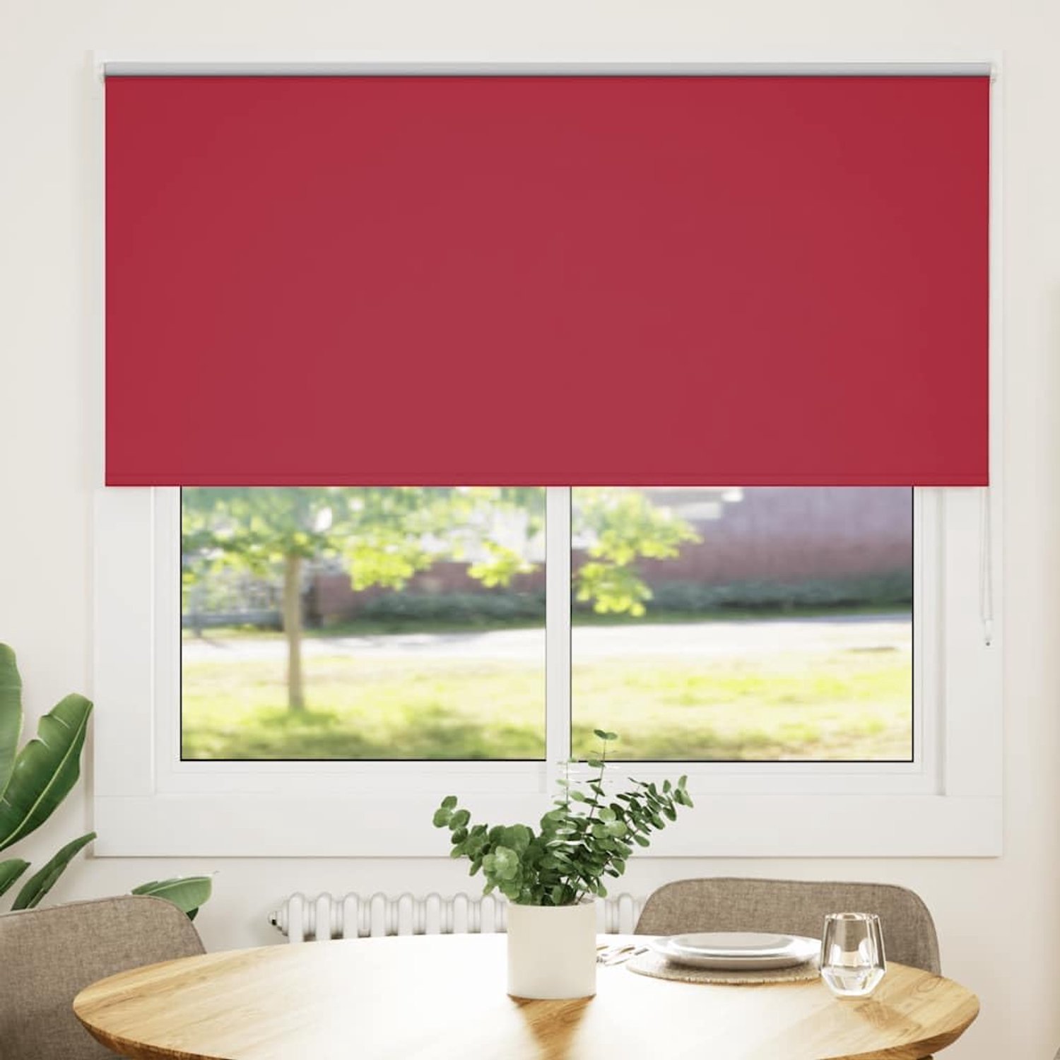 Rolgordijn 160x150cm - Polyester - Verduisterend - Regel de kamertemperatuur - ServiceTopper
