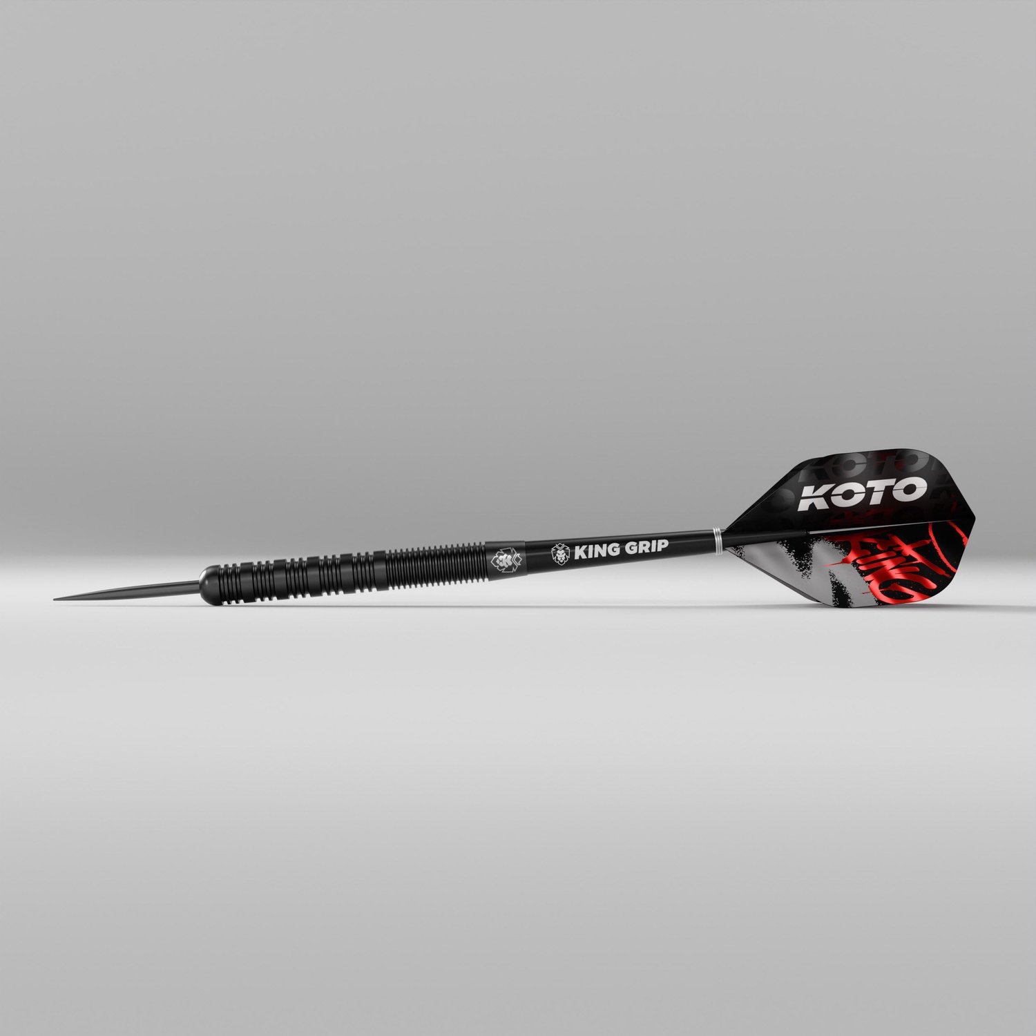 Tribute Tungsten Look, Dartspijlen, 14G/18G, Zwart, Darts set Incl. 3 Barrels, Flights + Shafts & Dart Etui