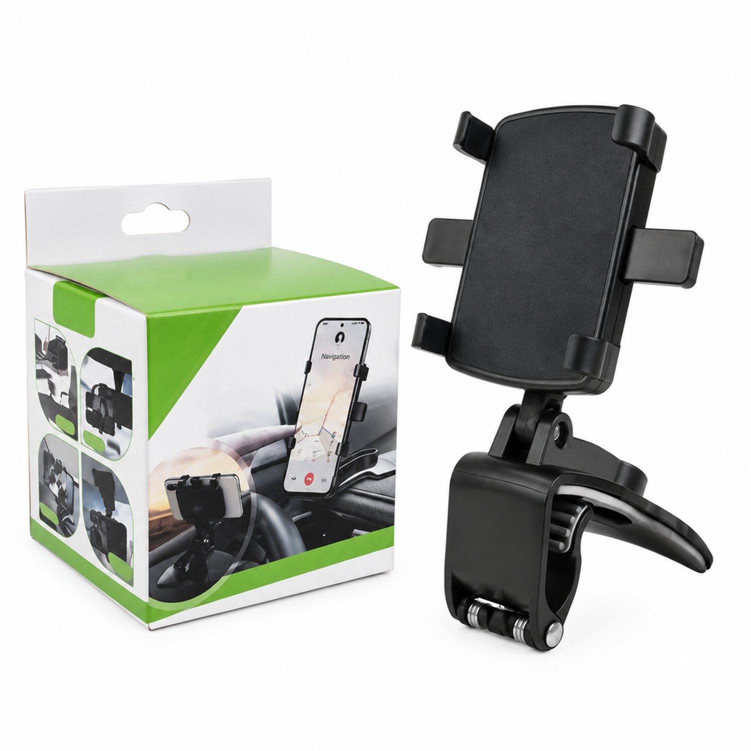 Telefoonhouders auto voor dashboard, ABS-uitvoering met antislipmat