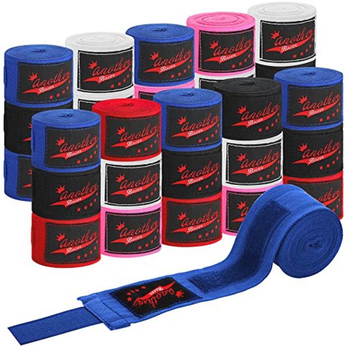 15 paar boksbandages bulk - Sport handwraps voor boksen, kickboksen, Muay Thai en MMA training