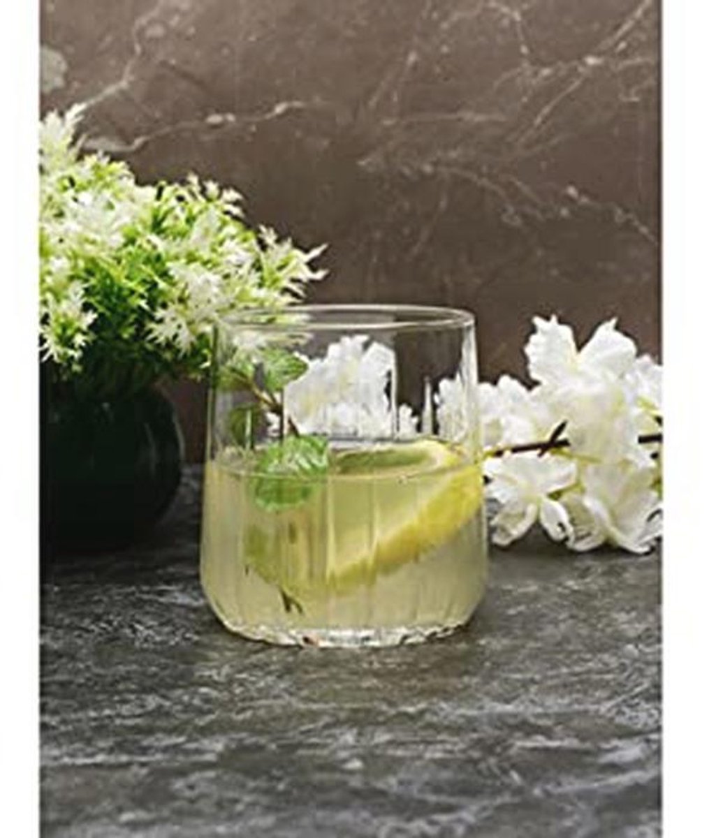 3-delige set glazen tumbler 310 cc - helder