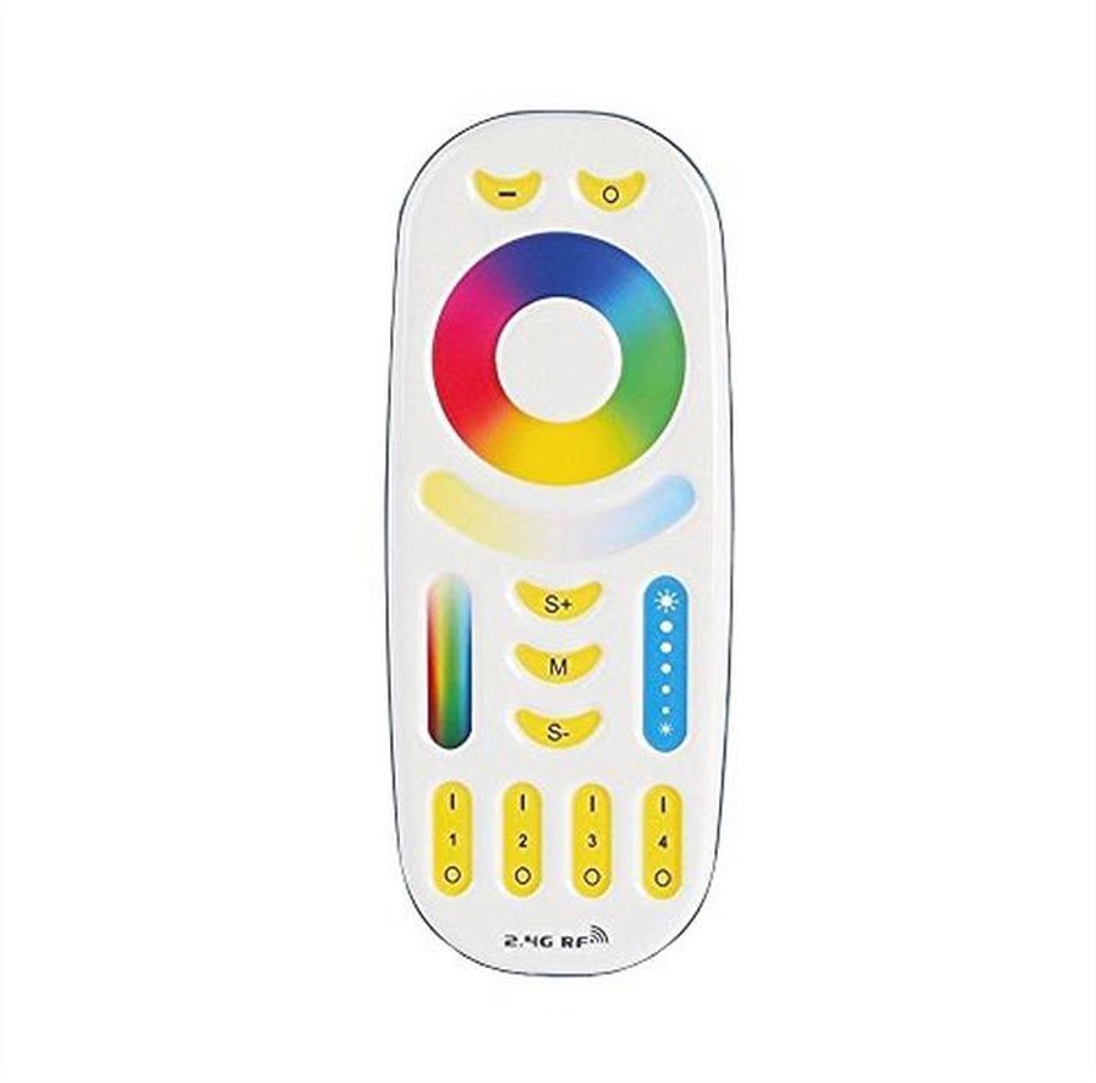 RGB+CCT Afstandsbediening voor Draadloze LED-Controllers en WiFi-lampen