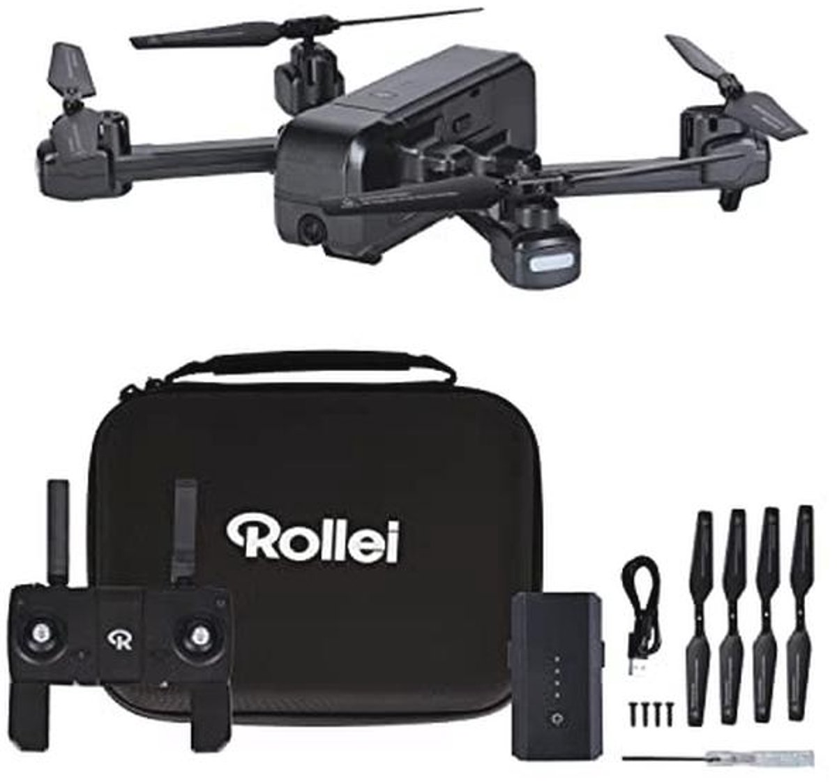 Drone met Full HD-camera en lange vliegtijd - Innovatieve gebarenbediening en 6-assige gyroscoop