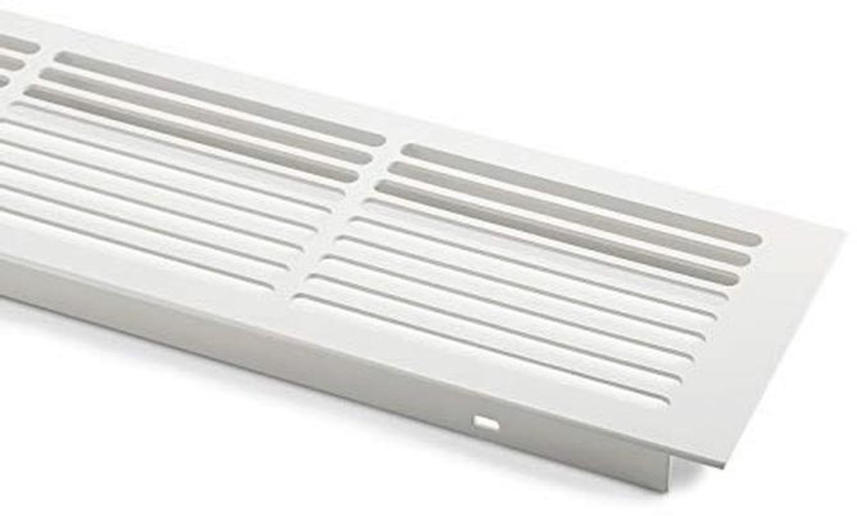 Ventilatie Rooster Aluminium 500 x 86 mm Wit Gelakt