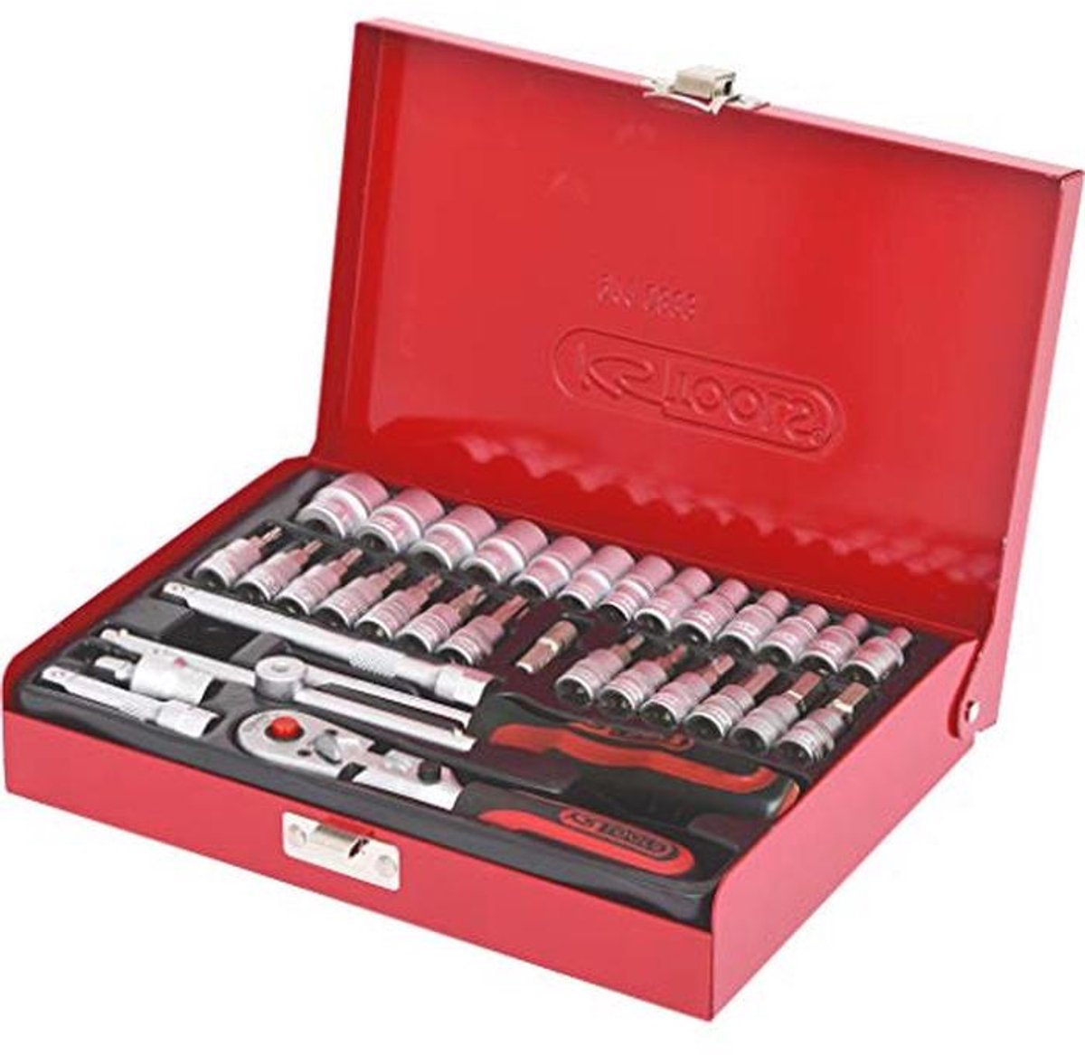 Complete 1/4" Dopsleutelset met 33 Onderdelen voor Werkplaats en Huishouden