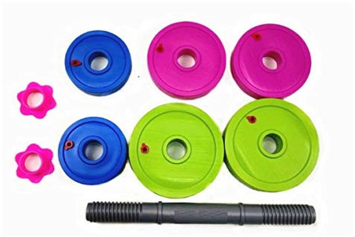 Kinder Dumbbell Set voor Oefeningen Thuis - 9 Stuks Voor Lichaamstraining