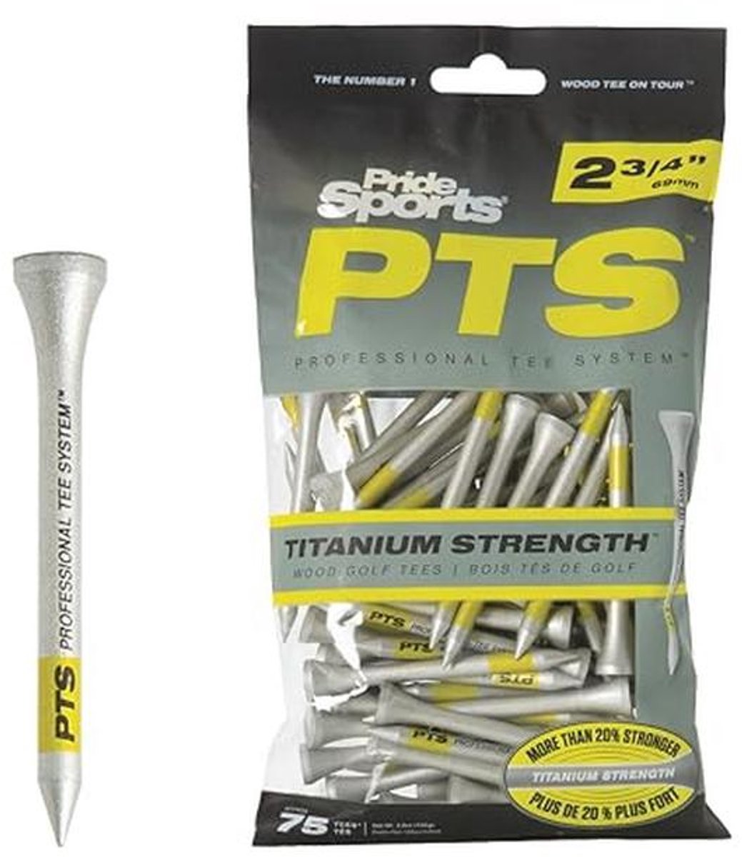 Professionele Golf Tees - Houten Golftees voor Consistentie en Prestaties (Pack van 75)