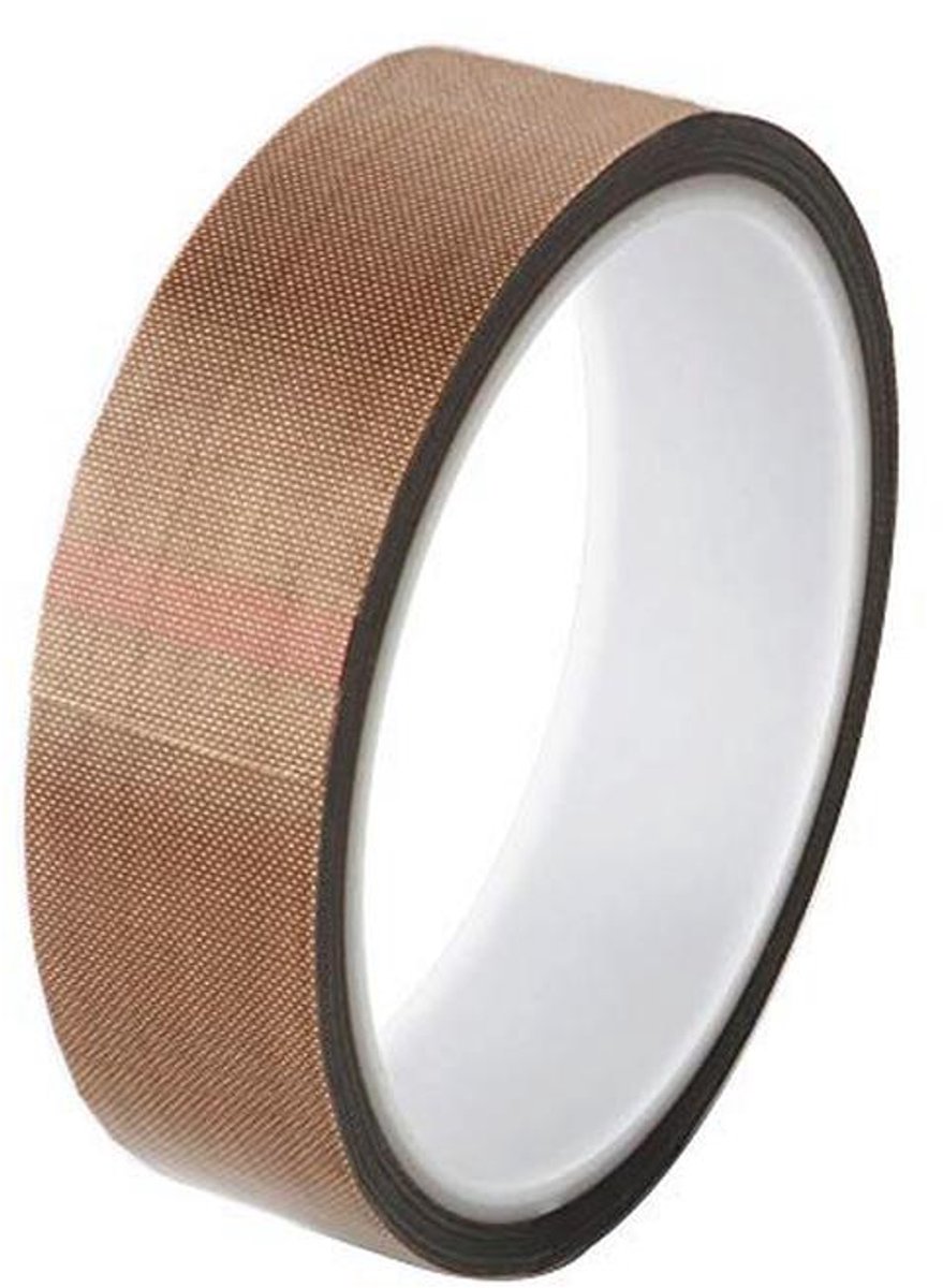 Hittebestendige PTFE Tape voor Vacuum Sealers en Impuls Sealers - 300℃ Temperatuur