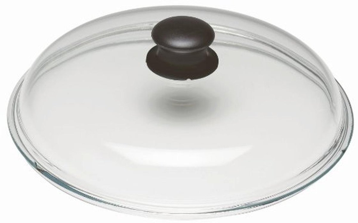 Transparante Glazen Deksel 24 cm - Ideaal voor Koken en Bakken