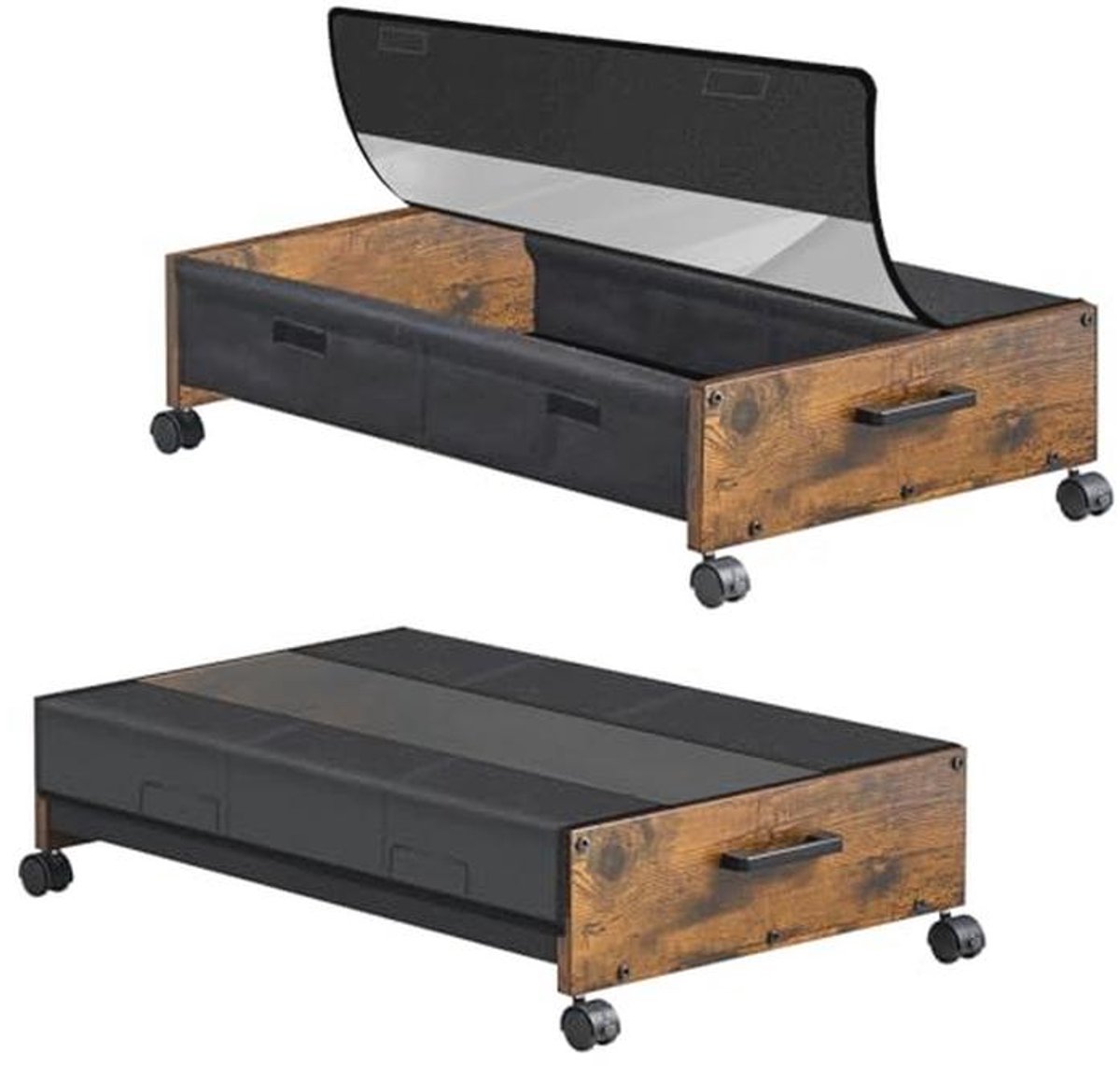 Onder bed opslag met deksel