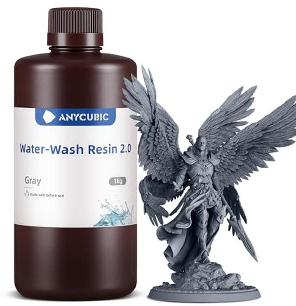 Water-Wash Hars 2.0 voor LCD 3D Printers, 405nm UV Uithardingshars, Hoge Precisie, Weinig Geur, Hoge Wendbaarheid, Langdurige Kleur, 1000g