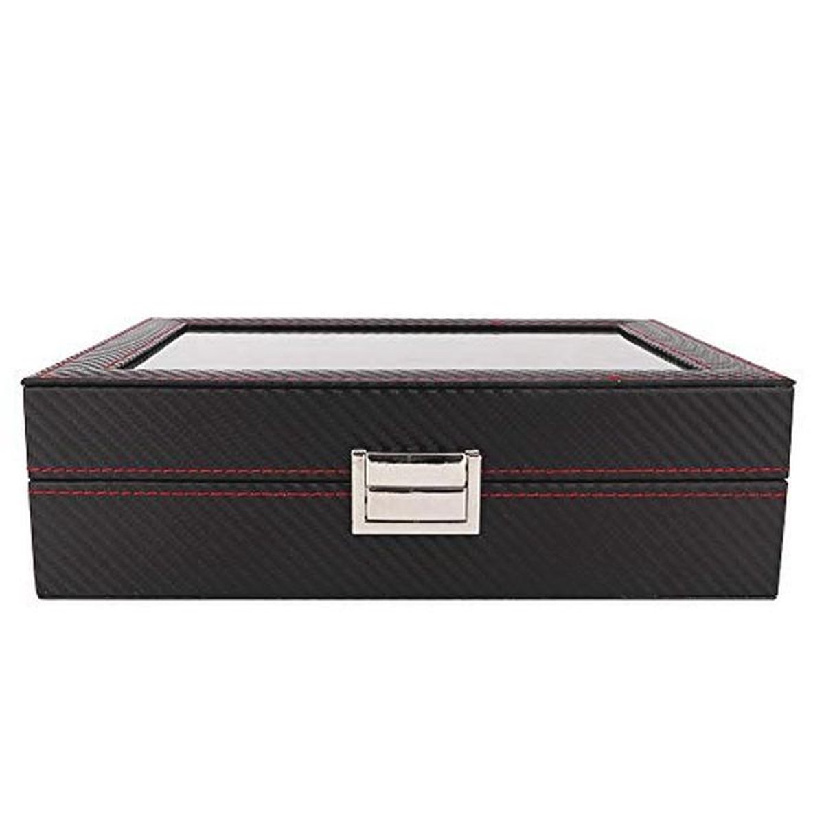 Houten Horloge Doos voor 10 Horloges - Organisator en Opbergdoos voor Reizen