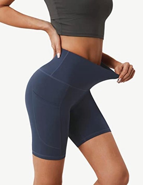 Sportshorts Dames met Hoge Taille en Buikcontrole voor Yoga, Hardlopen en Fietsen — afbeelding 2
