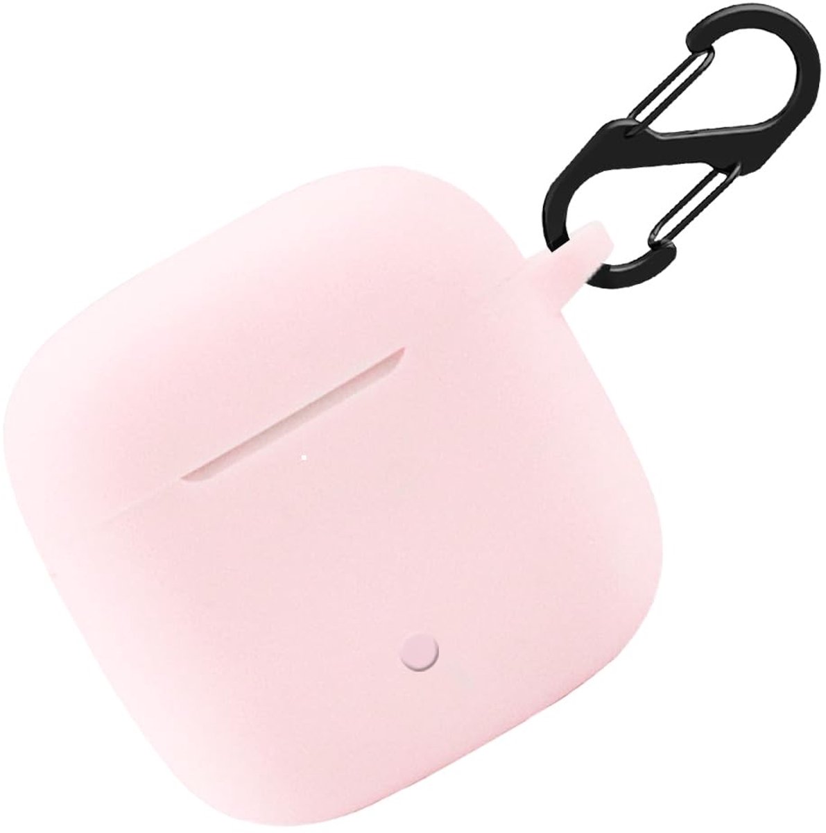 Silicone Case for Xiaomi Redmi Buds 3, Shockproof Protective Case and Skin Protective Case for Xiaomi Redmi Buds 3 with Keychain (Pink)